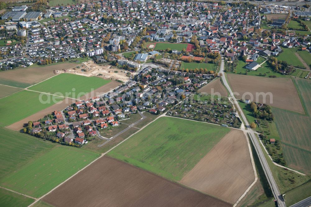 Aerial photograph Tomerdingen - Outskirts residential in Tomerdingen in the state Baden-Wuerttemberg, Germany