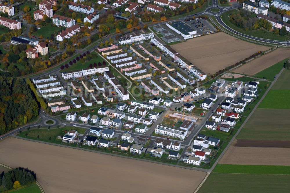 Aerial image Ulm - Outskirts residential in Ulm in the state Baden-Wuerttemberg, Germany