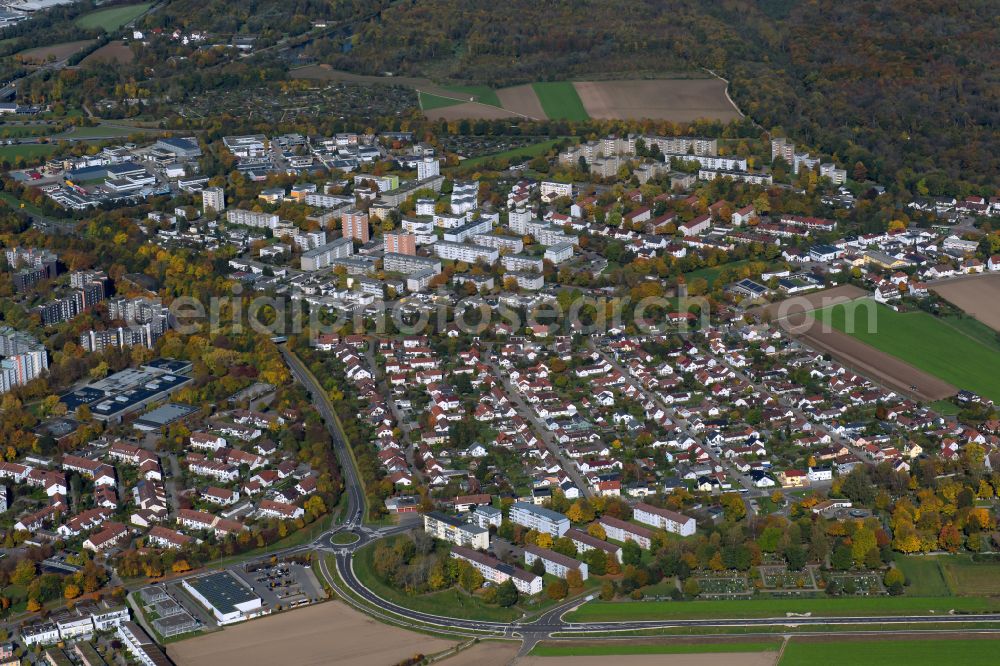 Aerial photograph Ulm - Outskirts residential in Ulm in the state Baden-Wuerttemberg, Germany