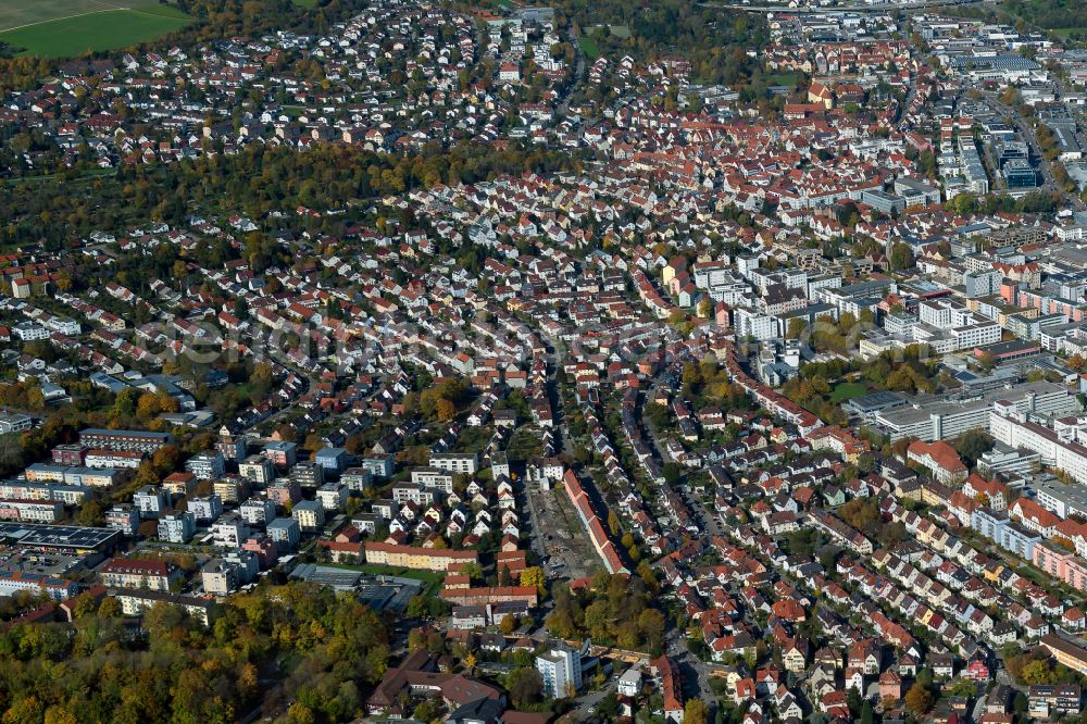 Aerial image Ulm - Outskirts residential in Ulm in the state Baden-Wuerttemberg, Germany