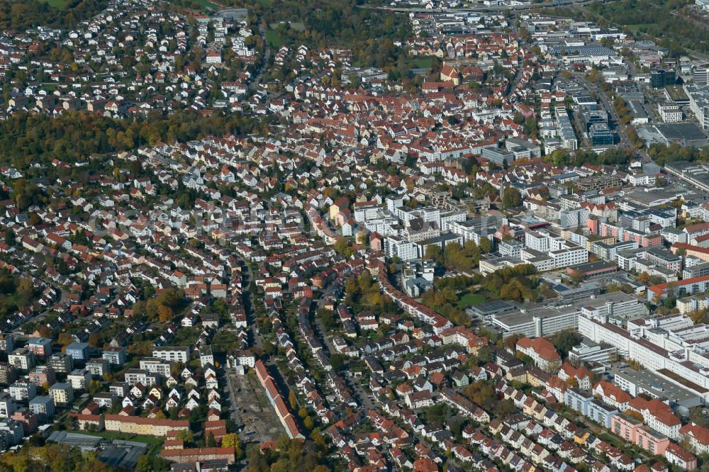 Aerial photograph Ulm - Outskirts residential in Ulm in the state Baden-Wuerttemberg, Germany