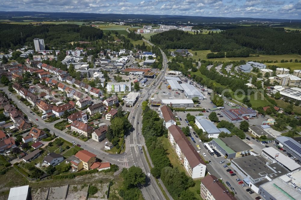 Aerial image Villingen-Schwenningen - Outskirts residential in Villingen-Schwenningen in the state Baden-Wurttemberg, Germany