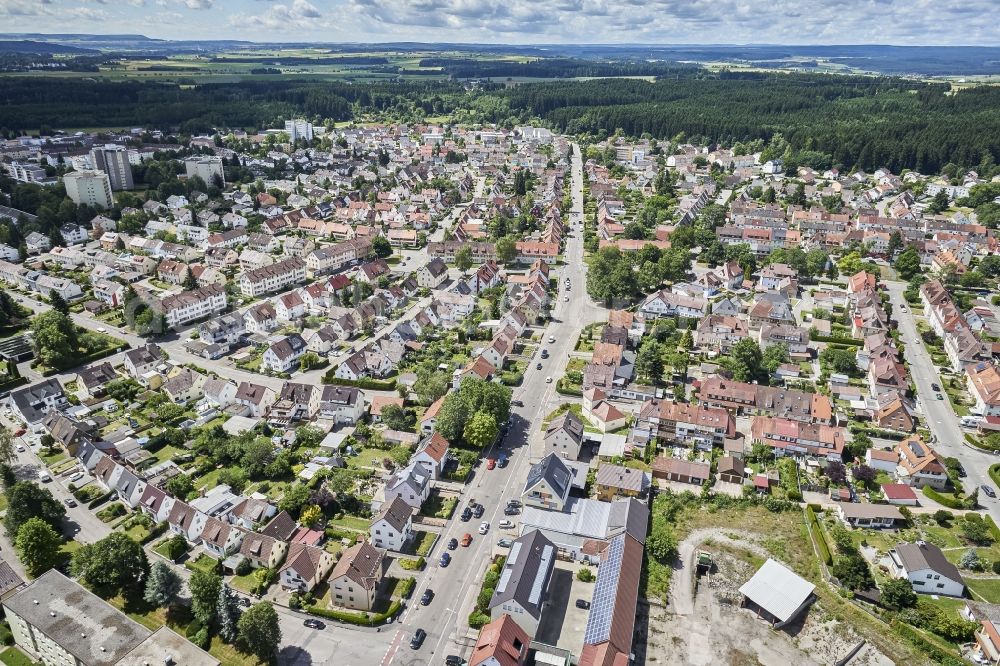 Villingen-Schwenningen from the bird's eye view: Outskirts residential in Villingen-Schwenningen in the state Baden-Wurttemberg, Germany