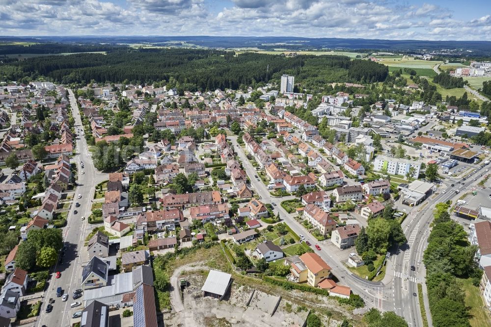 Aerial image Villingen-Schwenningen - Outskirts residential in Villingen-Schwenningen in the state Baden-Wurttemberg, Germany