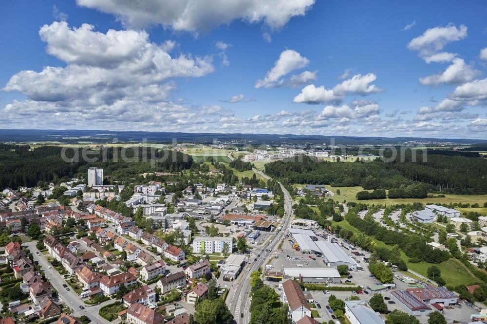 Aerial photograph Villingen-Schwenningen - Outskirts residential in Villingen-Schwenningen in the state Baden-Wurttemberg, Germany