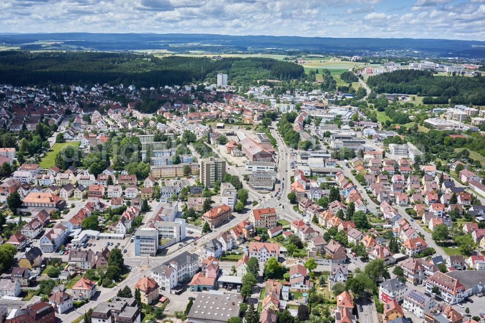 Aerial image Villingen-Schwenningen - Outskirts residential in Villingen-Schwenningen in the state Baden-Wurttemberg, Germany