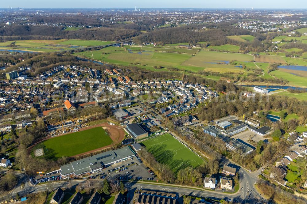 Welper from the bird's eye view: Outskirts residential in Welper in the state North Rhine-Westphalia, Germany