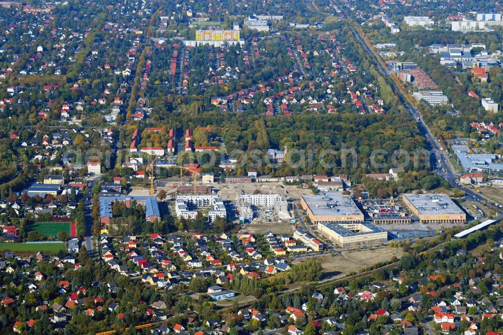 Berlin from above - District Biesdorf in the city in Berlin, Germany