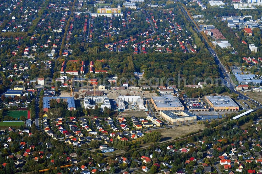 Aerial image Berlin - District Biesdorf in the city in Berlin, Germany