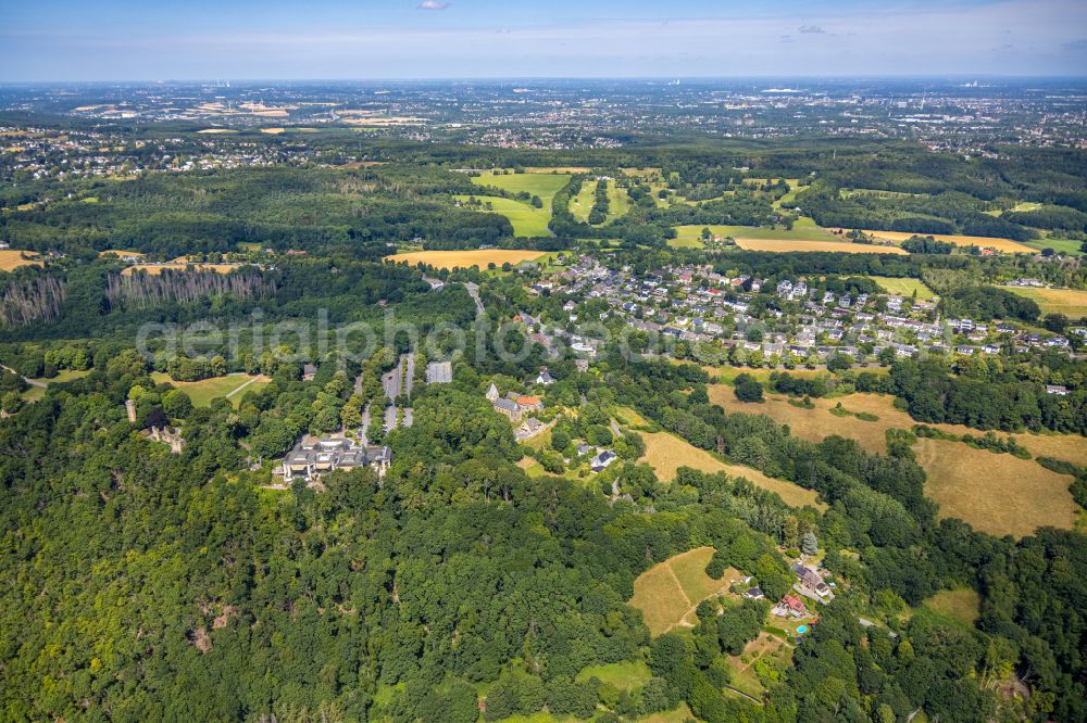 Aerial photograph Syburg - District Blick with Spielbank Hohensyburg along the Hohensyburgstrasse in the city in Syburg in the state North Rhine-Westphalia, Germany