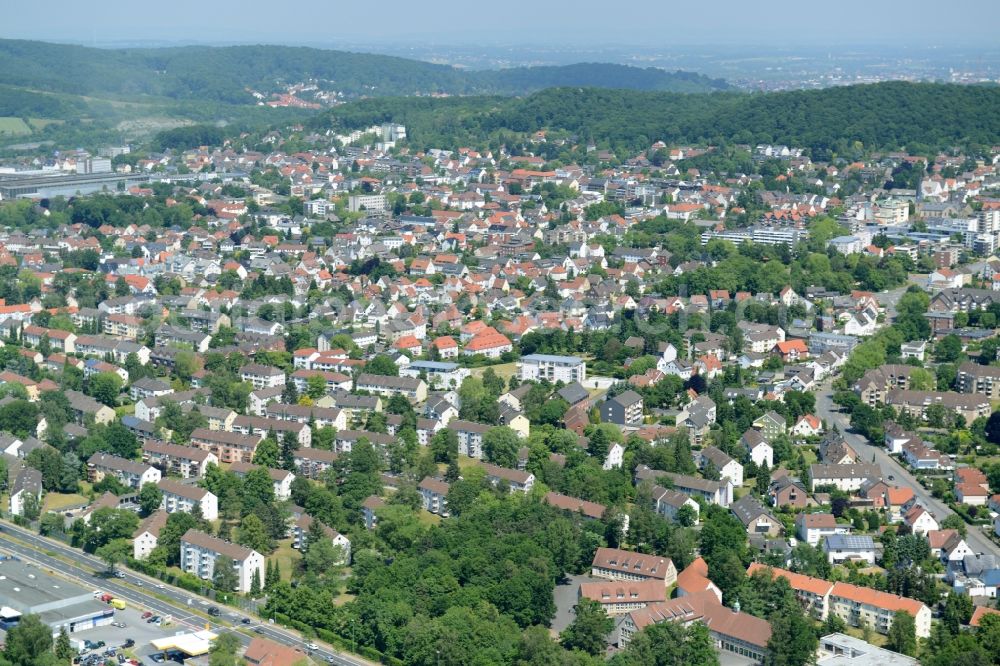 Aerial photograph Bielefeld - District Brackwede in the city in Bielefeld in the state North Rhine-Westphalia