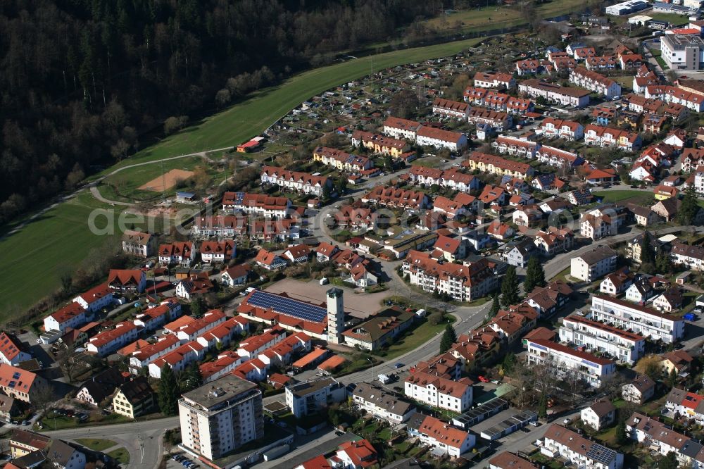 Aerial photograph Schopfheim - District Bremt in the city of Schopfheim in the state Baden-Wuerttemberg, Germany