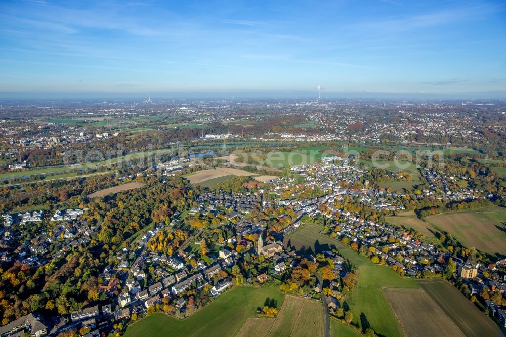 Essen from the bird's eye view: District Burgaltendorf in Essen in the state North Rhine-Westphalia