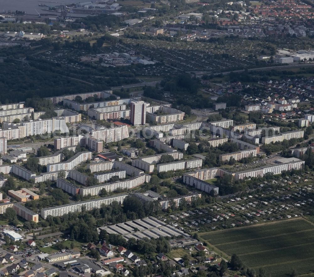 Aerial image Rostock - District Evershagen in Rostock in Mecklenburg-Vorpommern