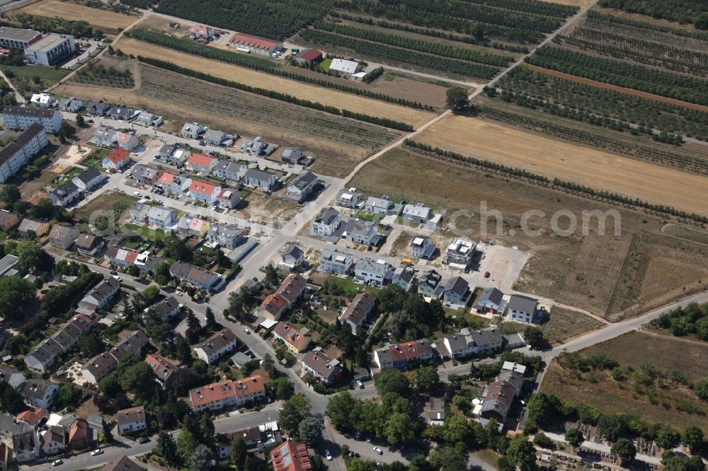 Mainz from above - District Finthen in the city in Mainz in the state Rhineland-Palatinate