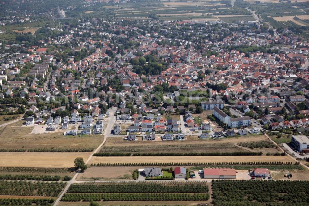 Aerial image Mainz - District Finthen in the city in Mainz in the state Rhineland-Palatinate