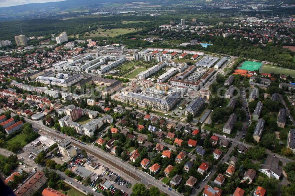 Mainz from the bird's eye view: Gonsenheim district in the metropolitan area in Mainz in Rhineland-Palatinate