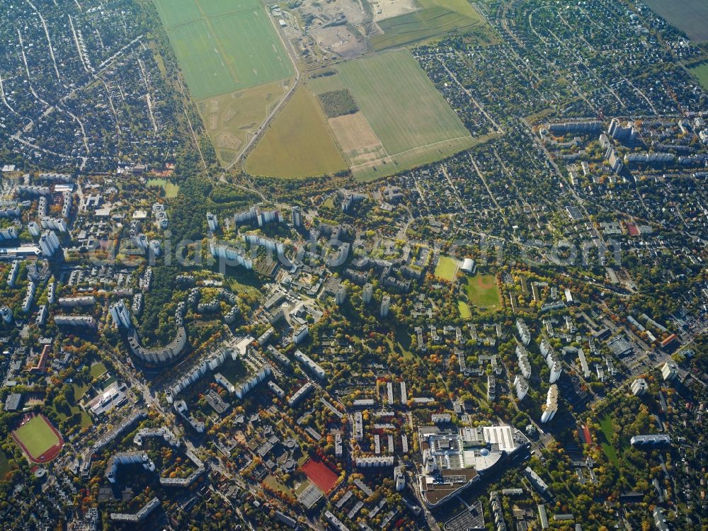 Aerial photograph Berlin - District Gropiusstadt in the city in Berlin in Germany