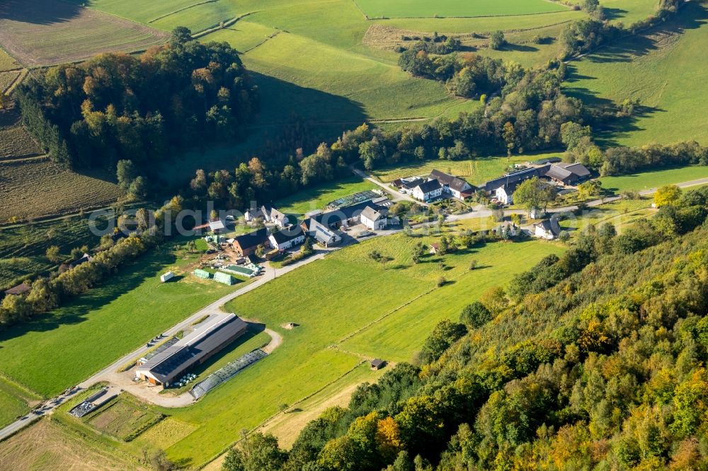 Aerial image Meschede - District Heggen in Meschede in the state North Rhine-Westphalia