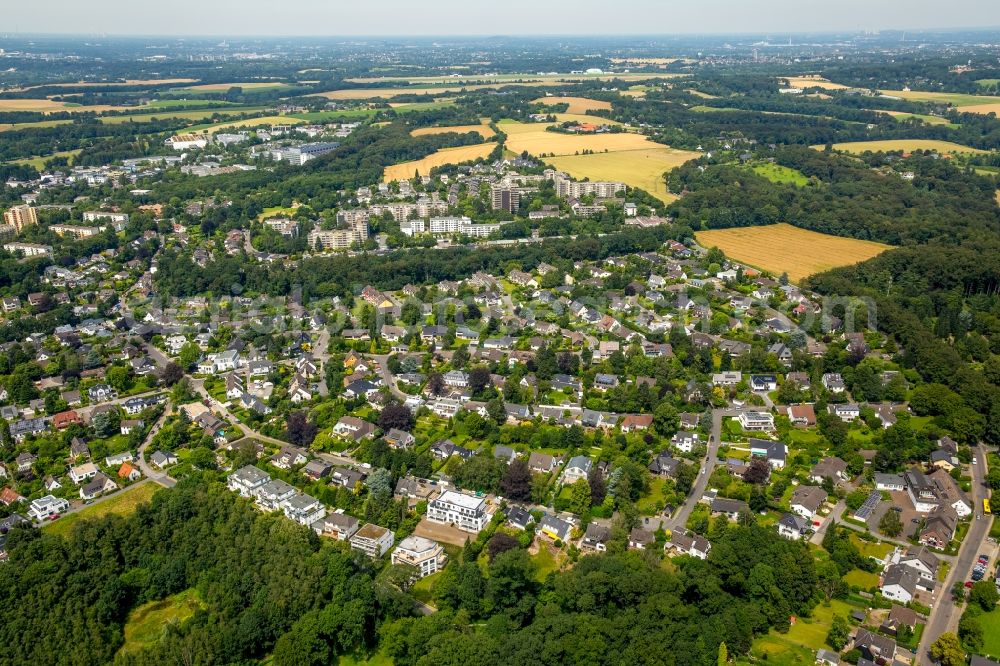 Essen from the bird's eye view: District Kettwig in the city in Essen in the state North Rhine-Westphalia