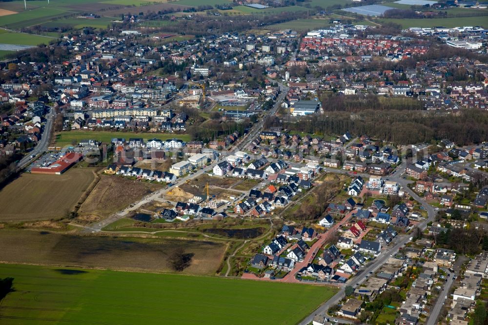 Aerial image Bottrop - District Kirchhellen in the city Bottrop in the state North Rhine-Westphalia