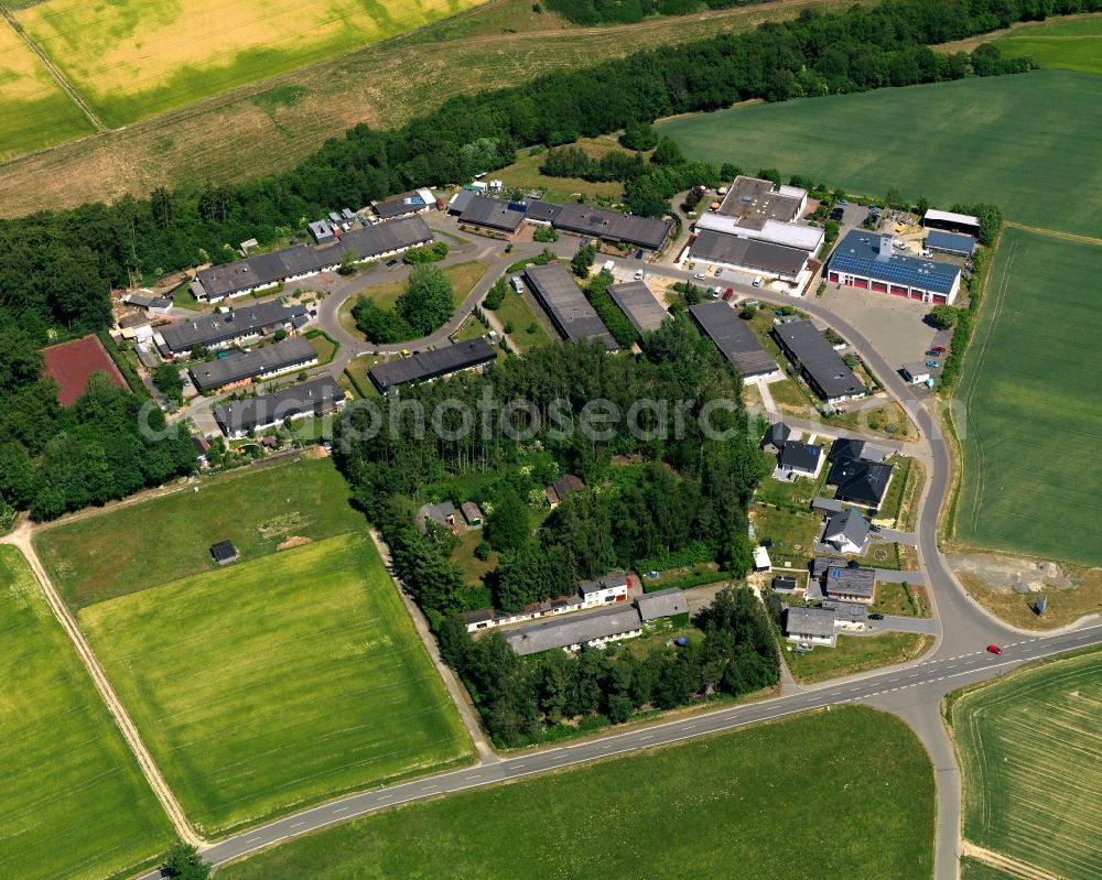 Rhaunen from the bird's eye view: District Koenigstein in Rhaunen in the state of Rhineland-Palatinate