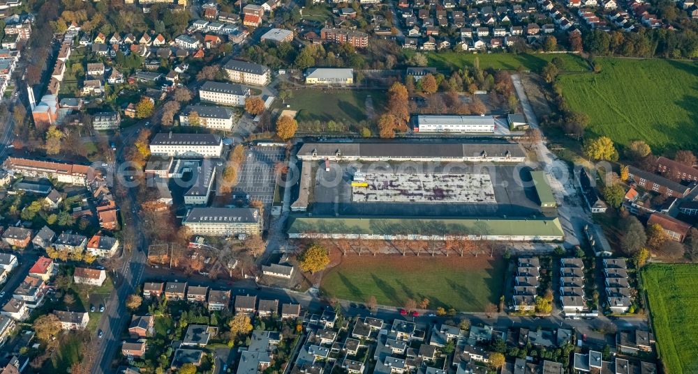 Aerial image Hamm - Administrative building of the State Authority federal administration office in Hamm in the state of North Rhine-Westphalia