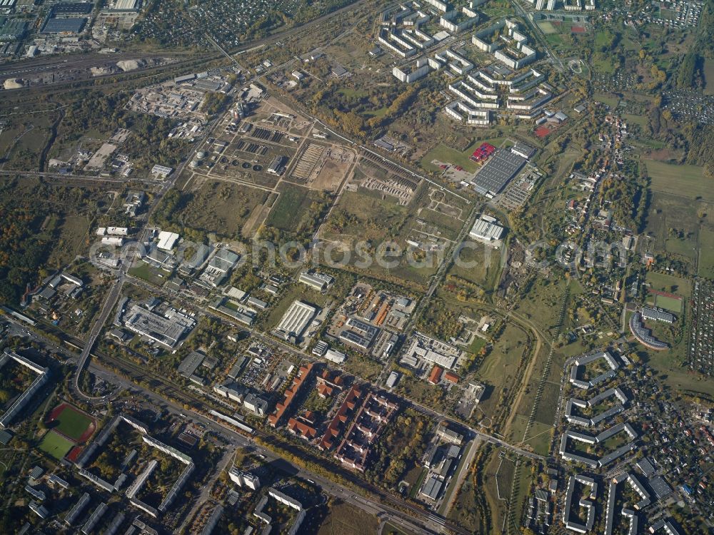 Aerial image Berlin - District Marzahn Hellersdorf in the city in Berlin in Germany