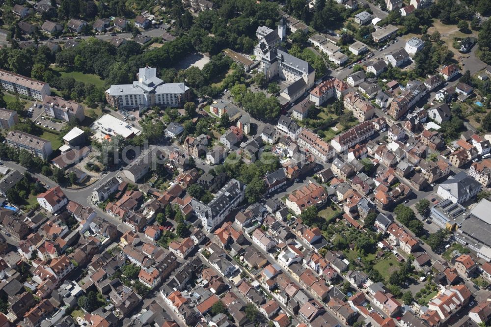 Aerial image Mainz - Mombach district in the metropolitan area in Mainz in Rhineland-Palatinate