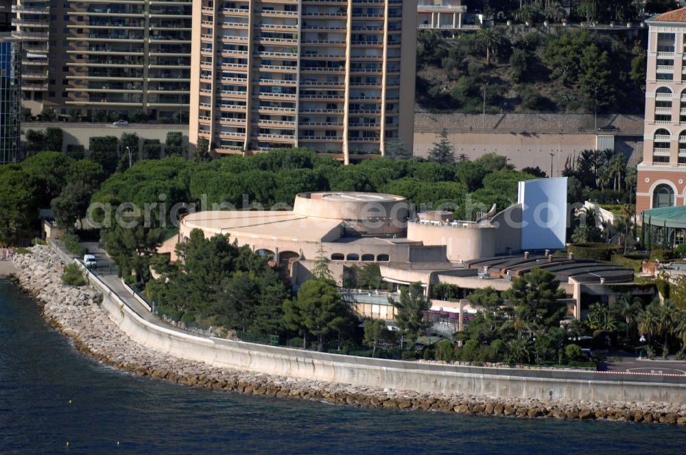 MONACO from the bird's eye view: Blick auf den Stadtteil Monte Carlo mit dem Monaco Sports Club.