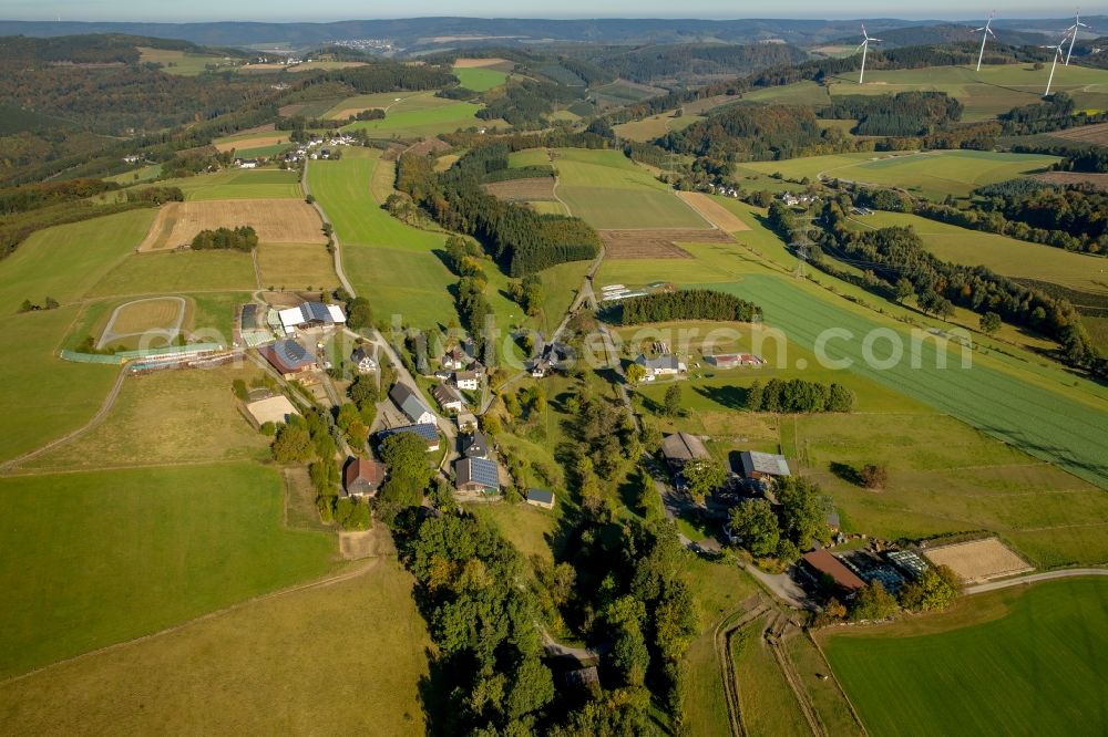 Meschede from the bird's eye view: District Mosebolle in Meschede in the state North Rhine-Westphalia