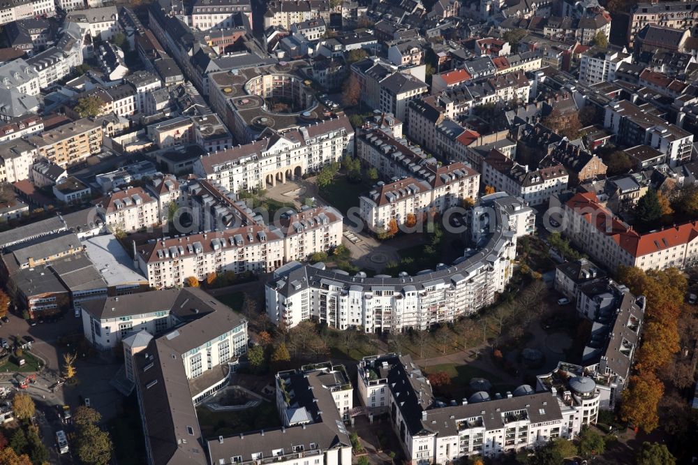 Aerial photograph Mainz - District Oberstadt with the Kaestrich in the city in Mainz in the state Rhineland-Palatinate