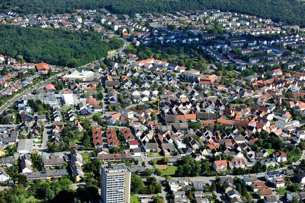 Rüsselsheim from the bird's eye view: View on to the district Koenigstaedten in Hesse