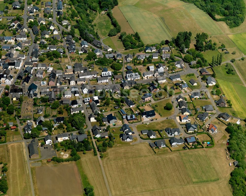 Aerial photograph Bad Bertrich OT Kennfus - District in the city in Bad Bertrich OT Kennfus in the state Rhineland-Palatinate