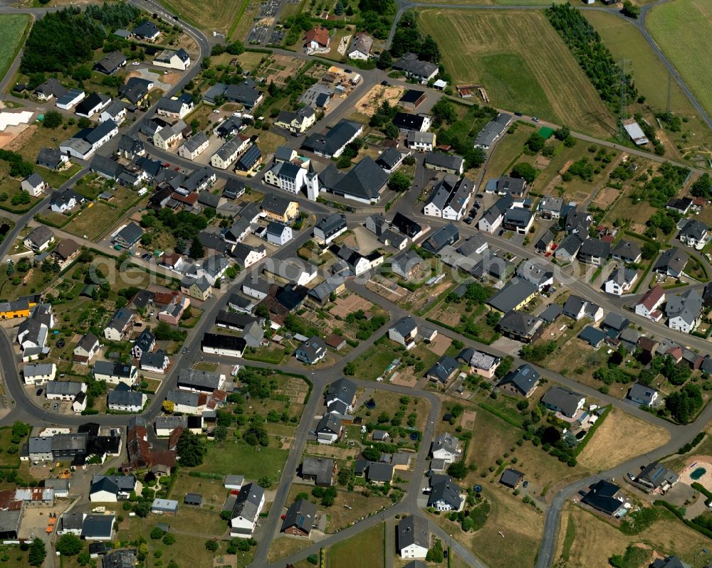 Aerial image Beuren (Hochwald) - District in the city in Beuren (Hochwald) in the state Rhineland-Palatinate