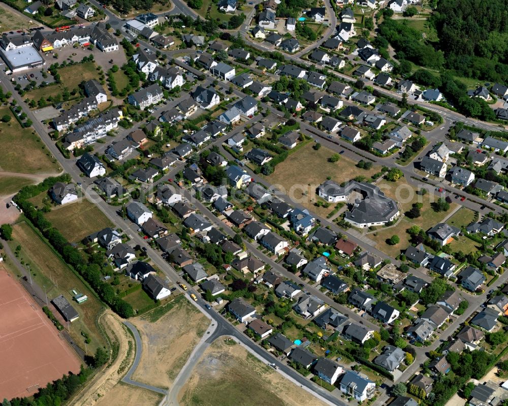 Aerial image Buchholz, Boppard - District in the city in Buchholz, Boppard in the state Rhineland-Palatinate