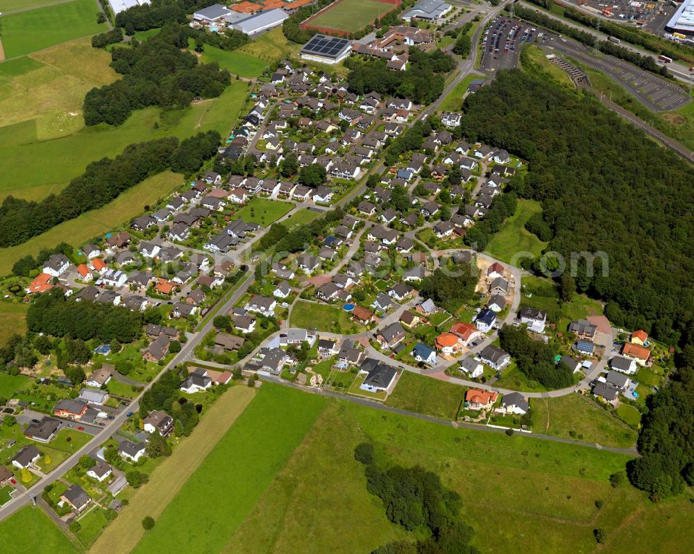 Aerial image Höhn - District in the city in Hoehn in the state Rhineland-Palatinate