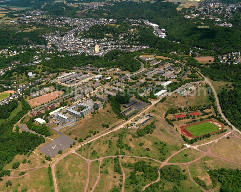 Idar-Oberstein OT Algenrodt from above - District within the city limits in Idar-Oberstein OT Algenrodt in Rhineland-Palatinate