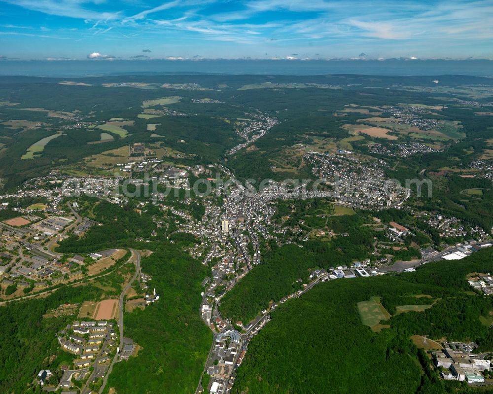 Aerial photograph Idar-Oberstein - District in Idar-Oberstein in Rhineland-Palatinate