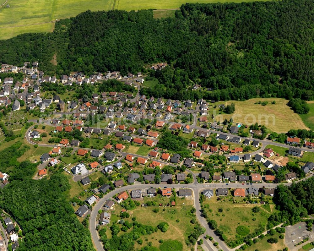 Aerial image Idar-Oberstein OT Weierbach - District within the city limits in Idar-Oberstein OT Weiersbach in Rhineland-Palatinate