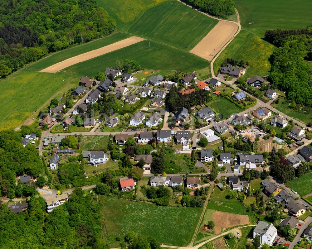 Aerial photograph Mayen, Kürrenberg - District in the city in Mayen, Kuerrenberg in the state Rhineland-Palatinate