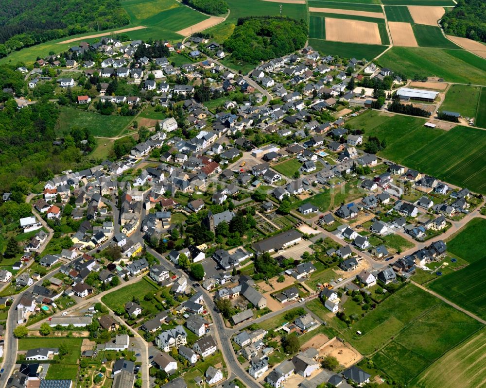 Aerial photograph Mayen, Kürrenberg - District in the city in Mayen, Kuerrenberg in the state Rhineland-Palatinate