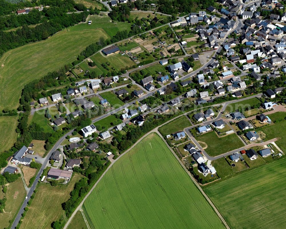 Aerial image Mengerschied - District in the city in Mengerschied in the state Rhineland-Palatinate