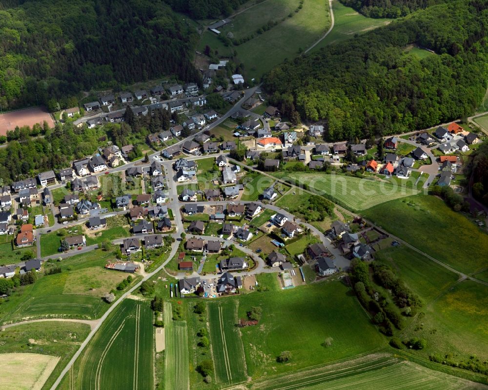 Rieden from the bird's eye view: District in the city in Rieden in the state Rhineland-Palatinate