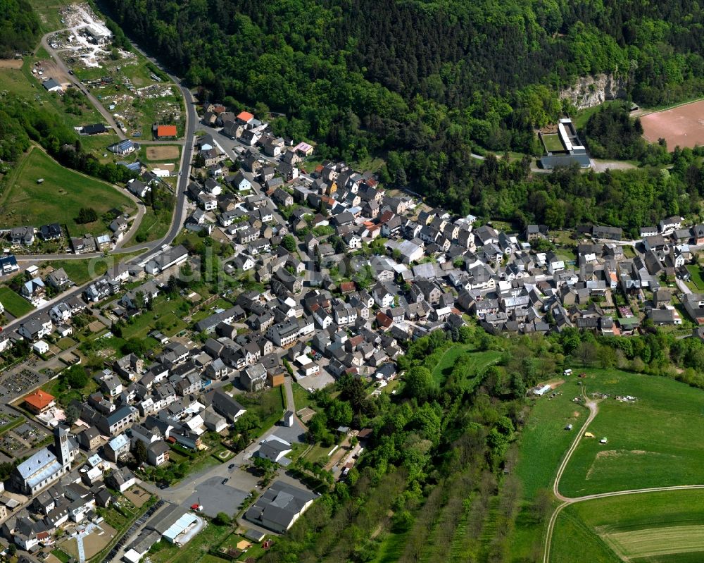 Rieden from above - District in the city in Rieden in the state Rhineland-Palatinate