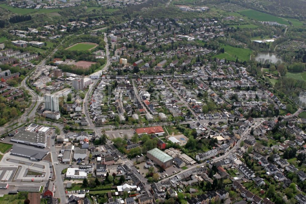 Trier Trier-Süd from the bird's eye view: View of the residential areas in the south district of Trier-in Trier in Rhineland-Palatinate