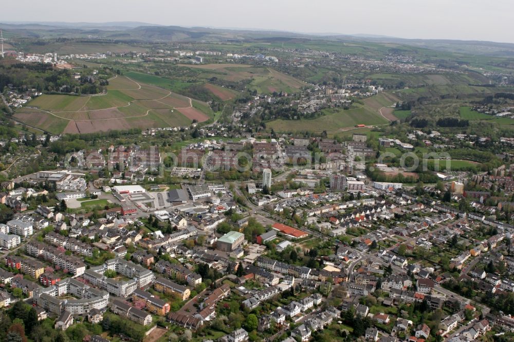 Trier Trier-Süd from above - View of the residential areas in the south district of Trier-in Trier in Rhineland-Palatinate