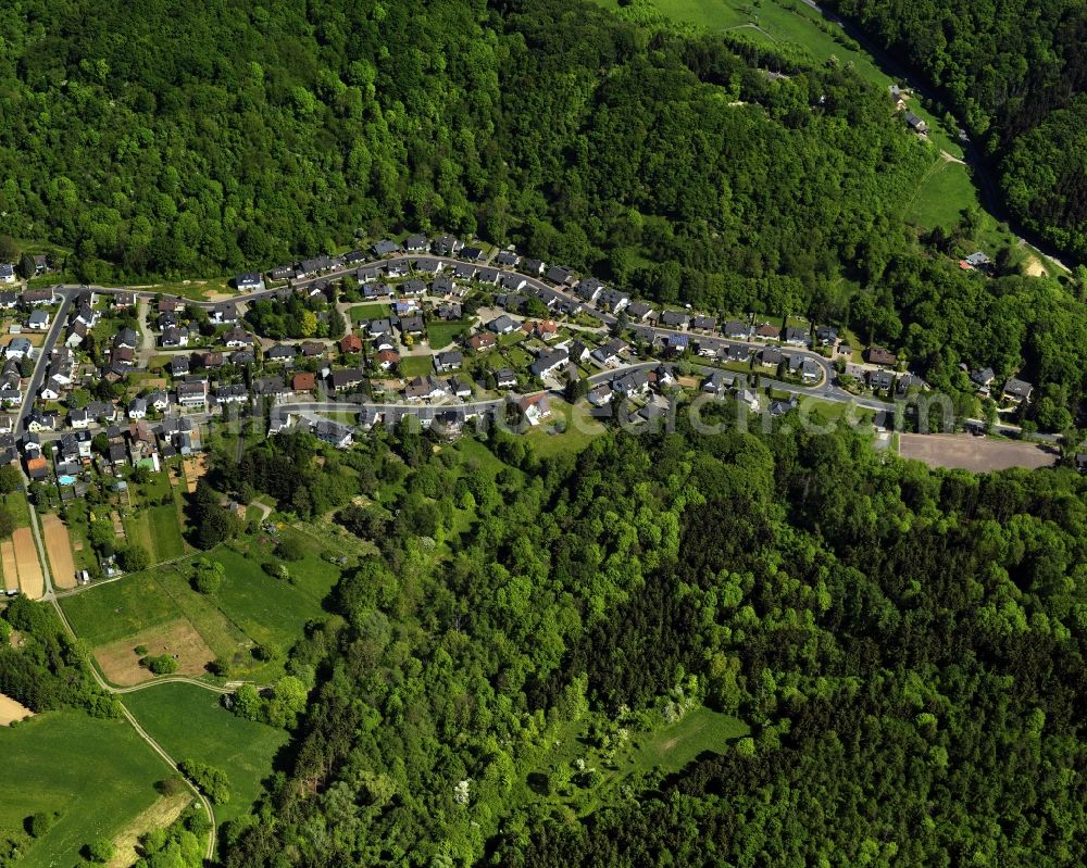 Aerial photograph Remagen Unkelbach - District Unkelbach in Remagen in Rhineland-Palatinate