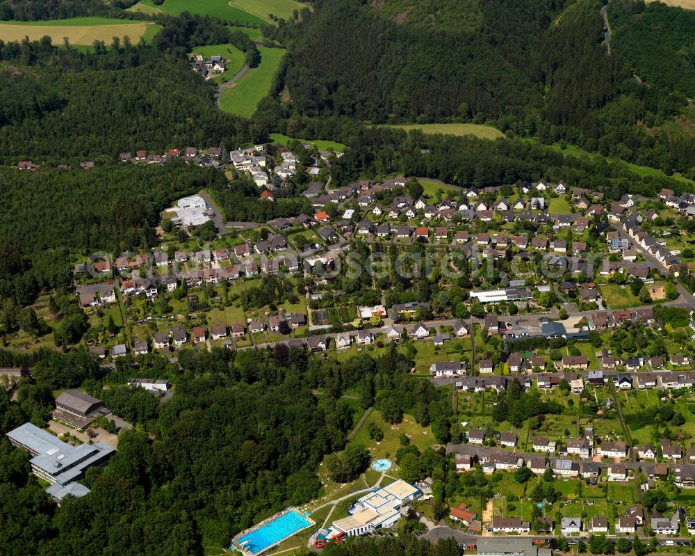 Aerial photograph Wissen Alserberg - City view of the district Alserberg in Wissen in Rhineland-Palatinate