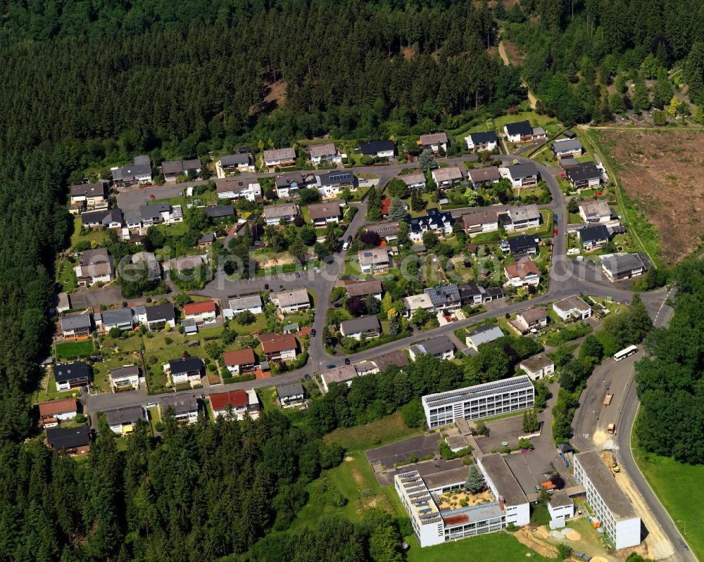 Aerial photograph Wissen Alserberg - City view of the district Alserberg in Wissen in Rhineland-Palatinate